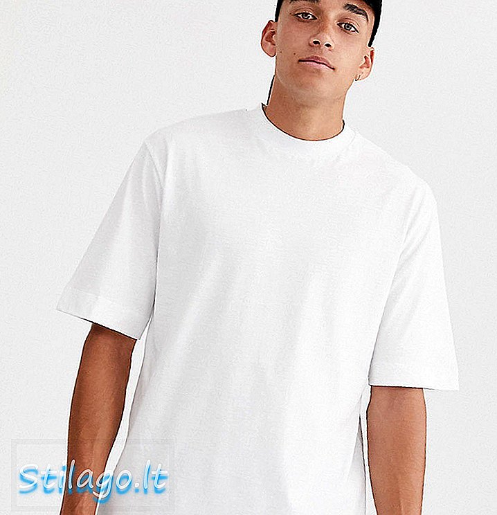 T-shirt COLLUSION Tall blanc