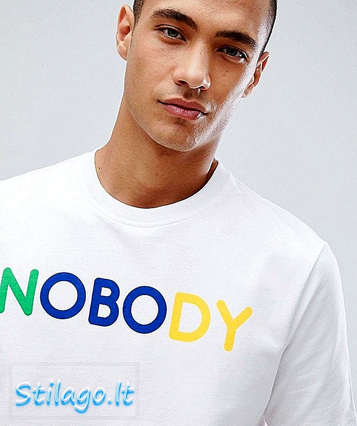 Only and Sons Nobody T-shirt-White