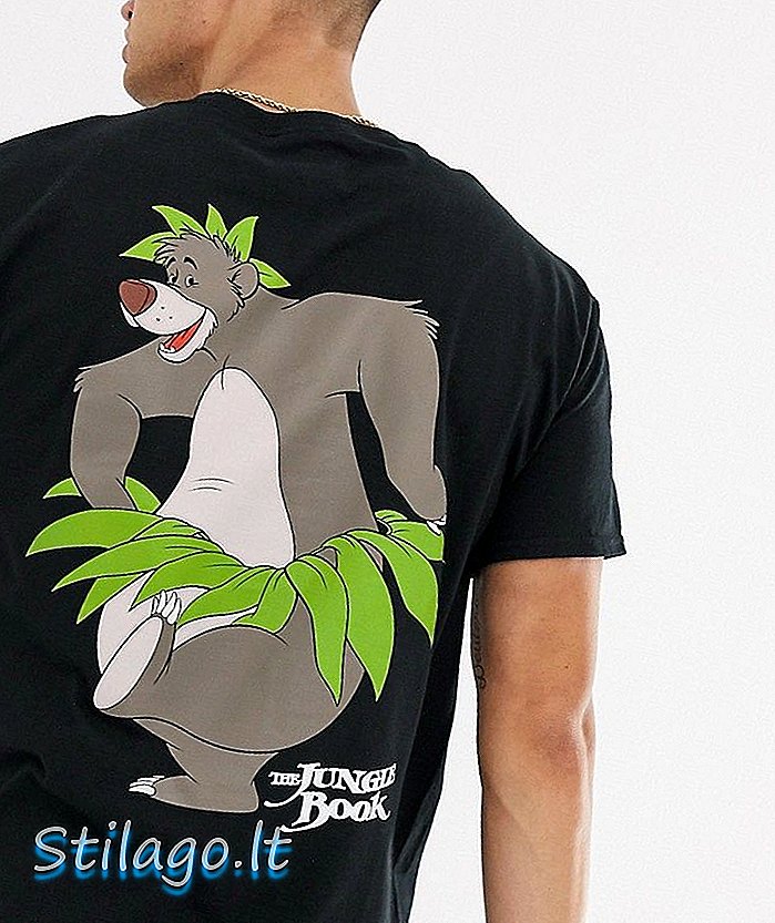 Disney The Jungle Book Baloo футболка с принтом сзади