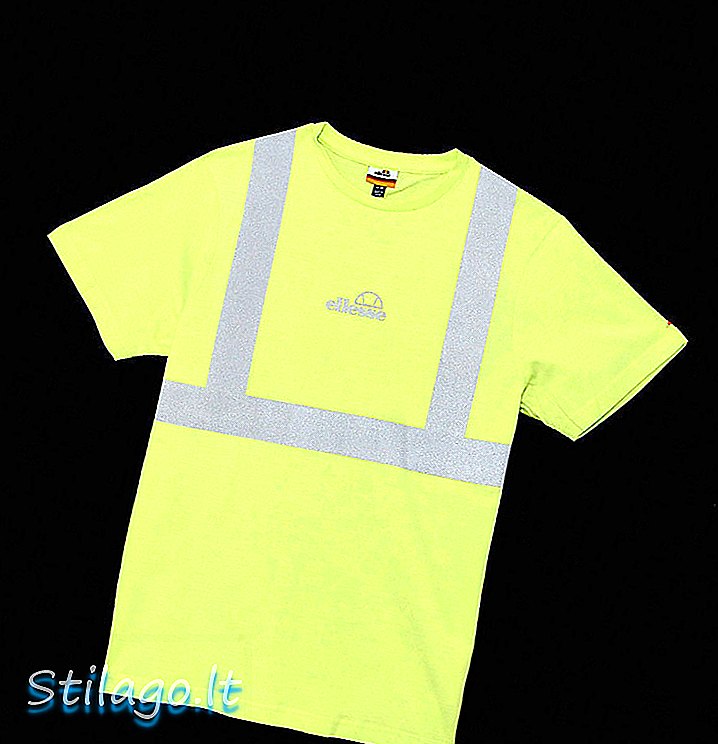 Camiseta reflectante en amarillo exclusiva de Ellesse Cristian en ASOS