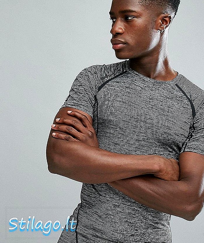 Superdry - T-shirt de course à pied sport avec fente au dos - Noir