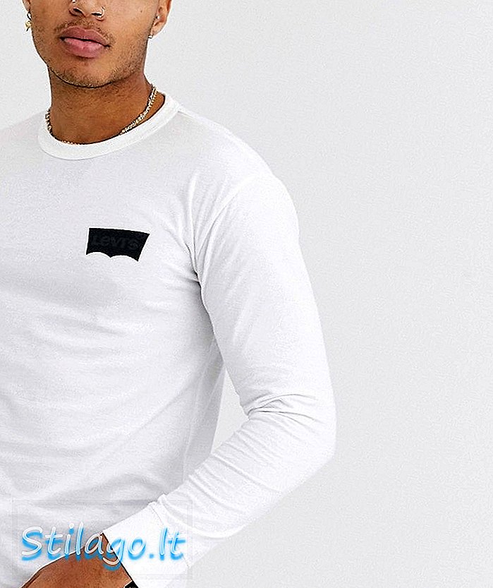 Levi's Skateboarding Graphic Langarm-T-Shirt in Weiß