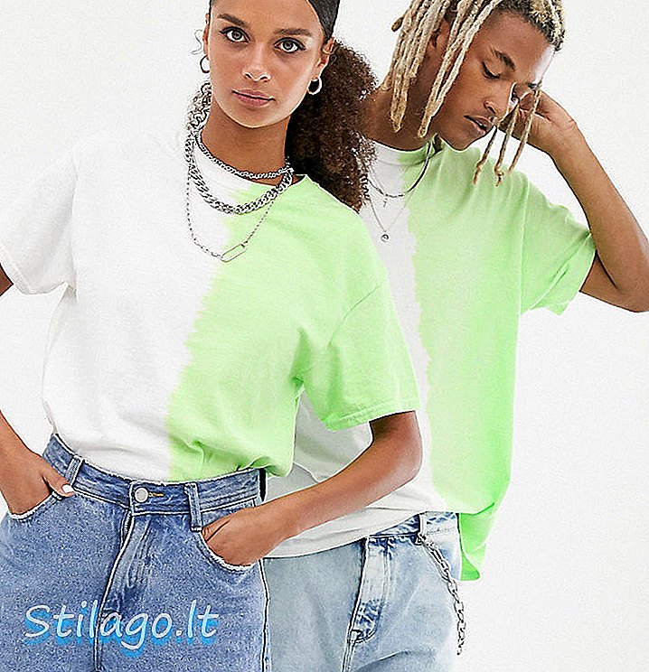Reclaimed Vintage Unisex gespleißt T-Shirt-Grün