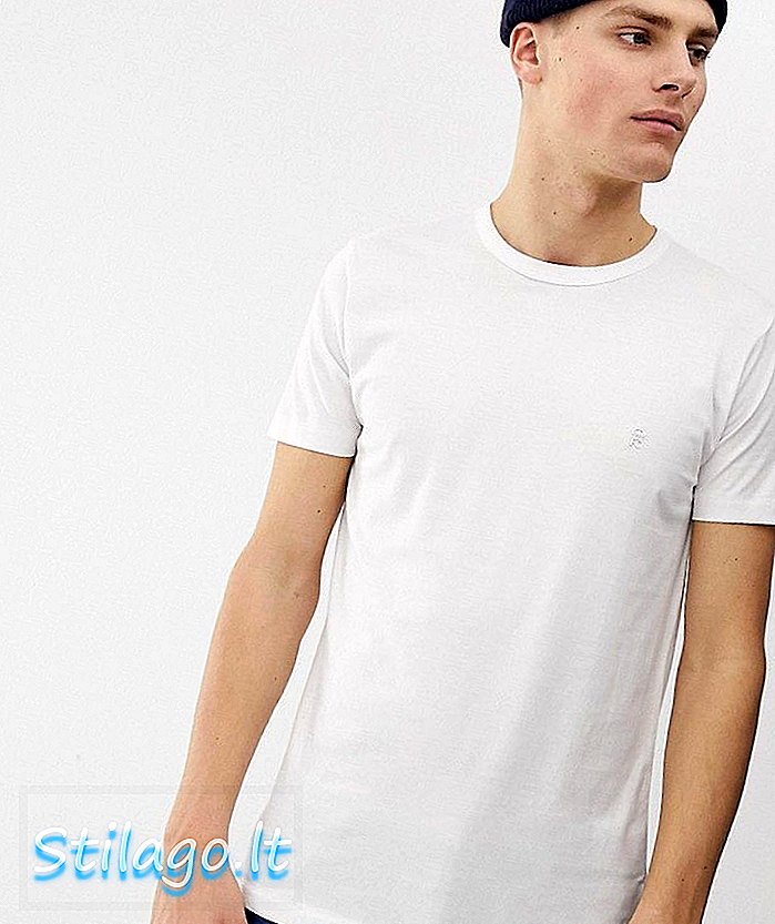 Majica francuskog spoja Essentials u bijeloj boji