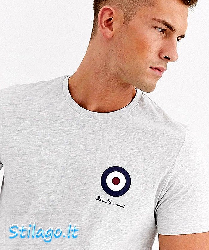 Ben Sherman Small Target T-Shirt-Gray