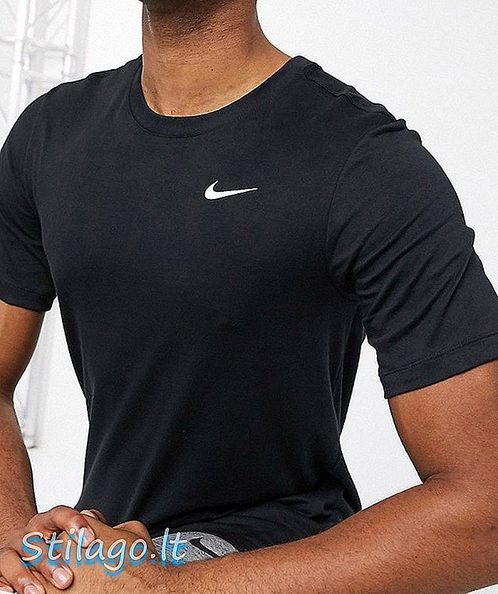„Nike Training Tall“ marškinėliai juodos spalvos