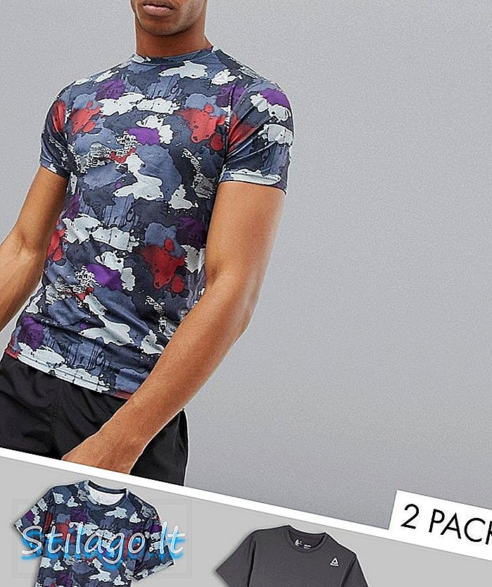 Тениска Reebok с две опаковки-Multi