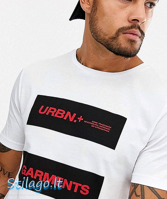 Jack & Jones Core bedrukt T-shirt met logo in wit