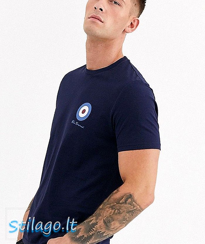 Ben Sherman Small Target T-Shirt-Navy