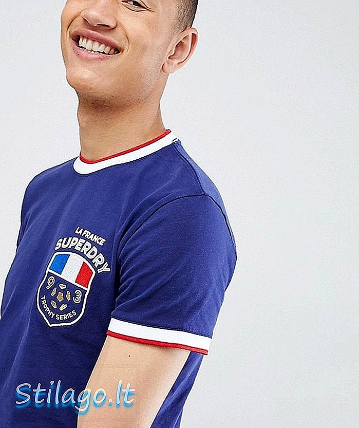 슈퍼 드라이 프랑스 트로피 시리즈 티셔츠