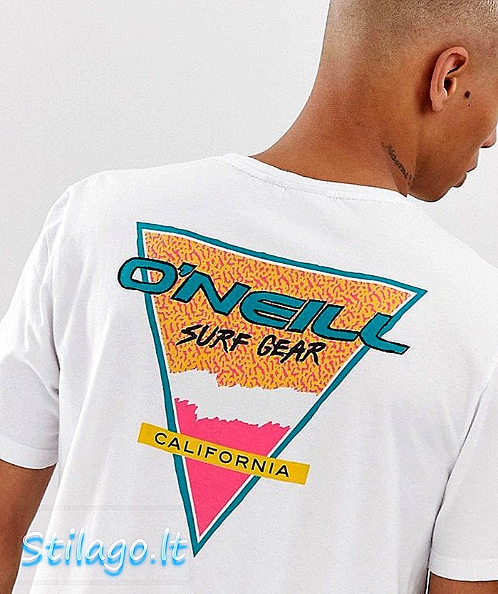 Μπλουζάκι O'Neill Triangle σε λευκό χρώμα
