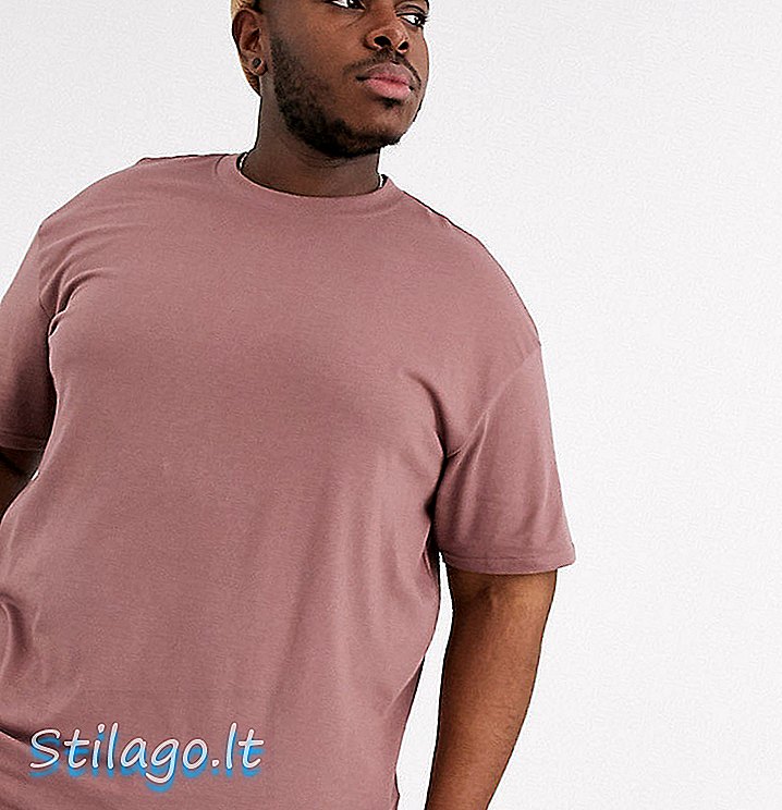 Tricou oversized Only & Sons în roz