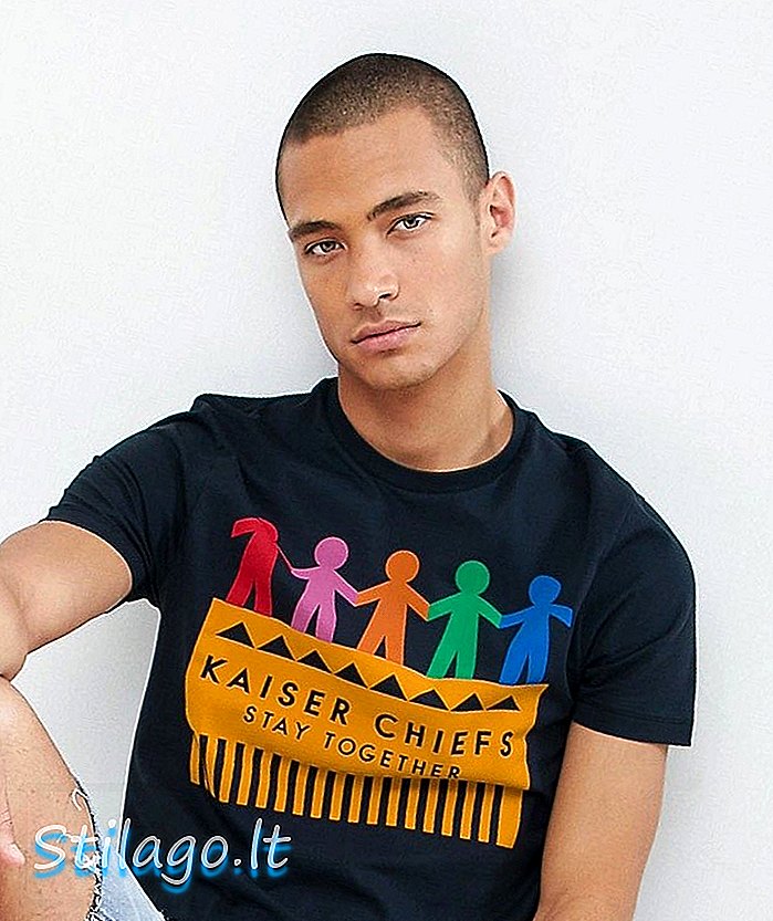 ASOS TASARIM Kaiser Şefler t-shirt-Lacivert