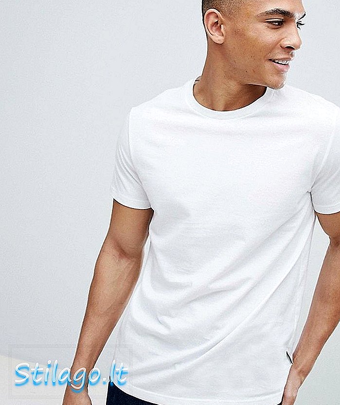 Burton Menswear t-shirt regular fit en blanc