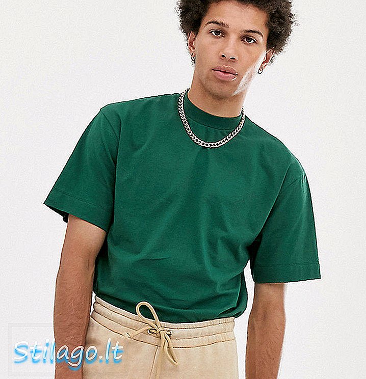 Tričko COLLUSION v khaki-zelené
