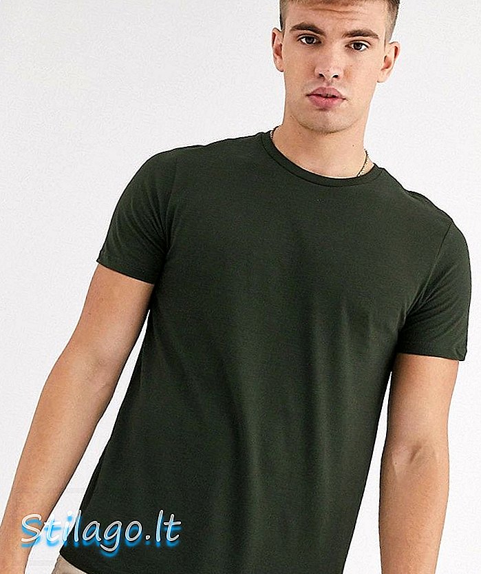 Tricou Burton pentru îmbrăcăminte bărbătească în kaki-verde
