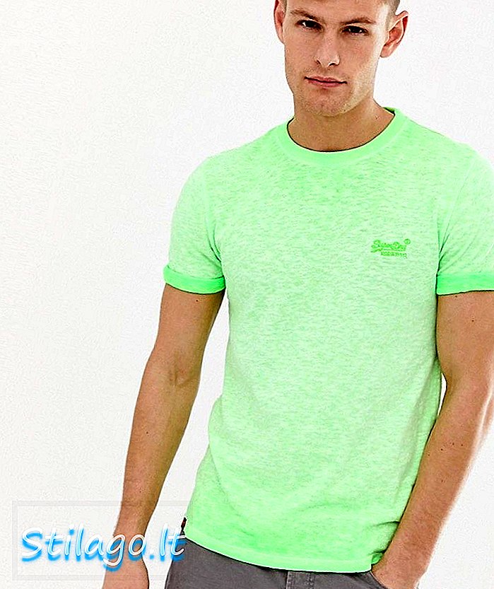 Superdry rulle-tee-Green