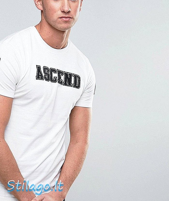 „Ascend Badge“ marškinėliai-balti