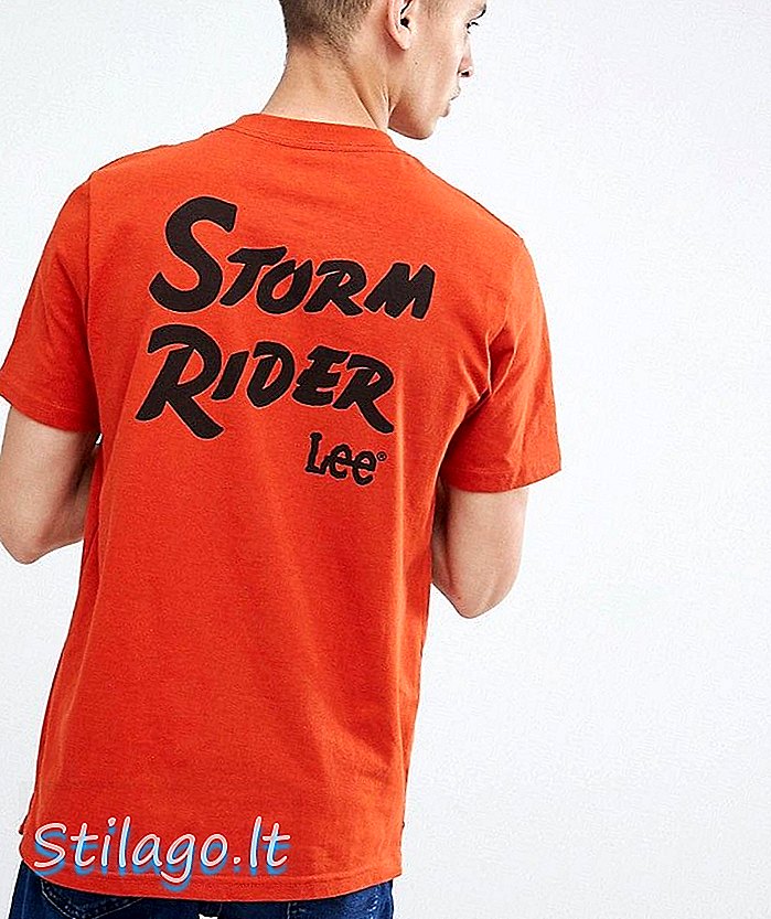 Ли шторм Райдер футболка оранжевый