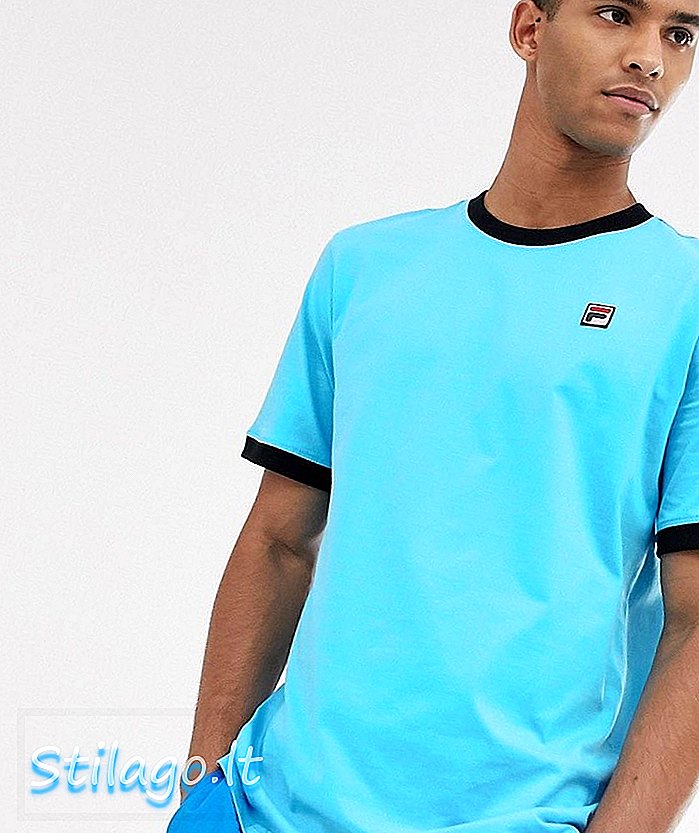 फिला मार्कोनी रिंगर टी-शर्ट फिकट निळ्या रंगात