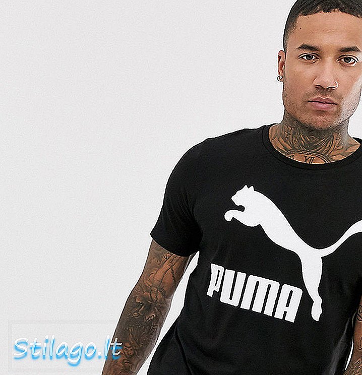 T-shirt z logo Puma Classics w kolorze czarnym