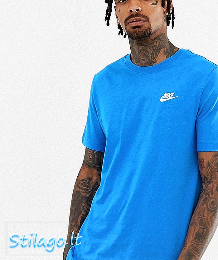 Nike Club T-Shirt in Blau