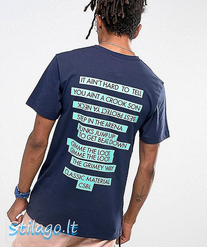 Cayler & sønner T-shirt i marineblå