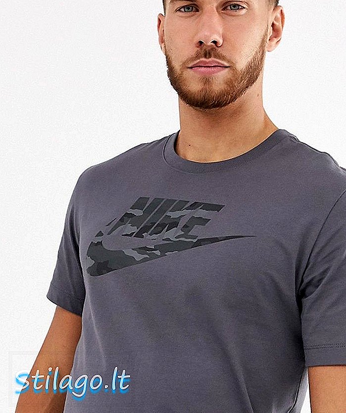 Nike Camo Logo T-Shirt-Grün
