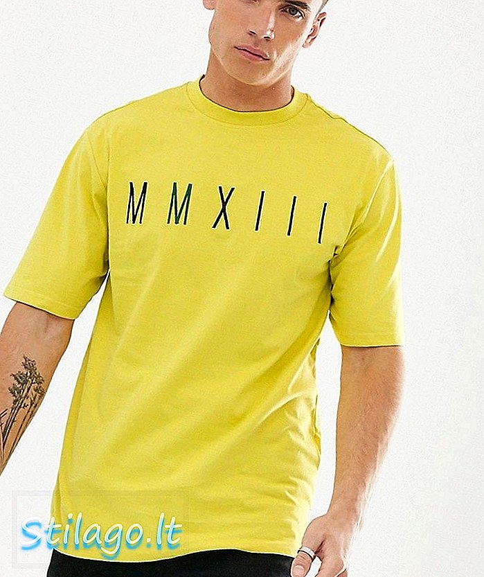 Only & Sons - T-shirt oversize en vert fluo