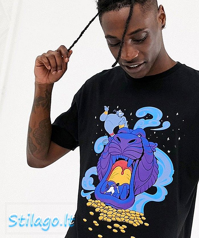 ASOS DESIGN Aladdin t-shirt fit-santai