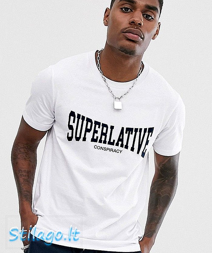 WESC Max superlativ t-shirt-hvid