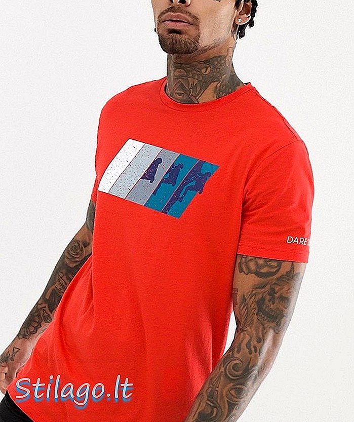 T-shirt Dare 2b Dynamism-Rouge
