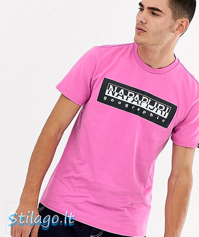 नॅपपिजरी गुलाबी रंगात ट्राइब भौगोलिक टी-शर्ट