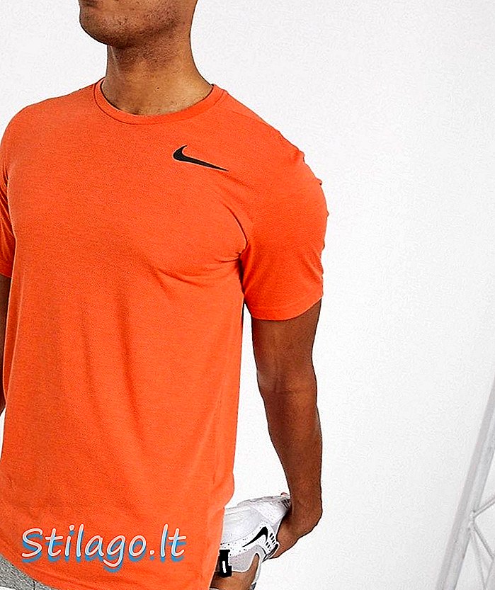 Nike Training Tall pro HyperDry t-paita oranssi