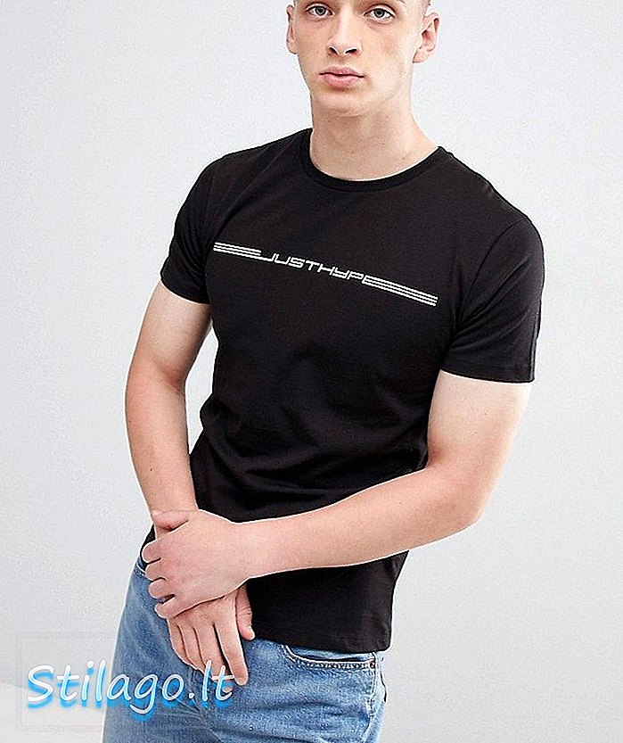 Hype-t-skjorte med kappelogo i sort