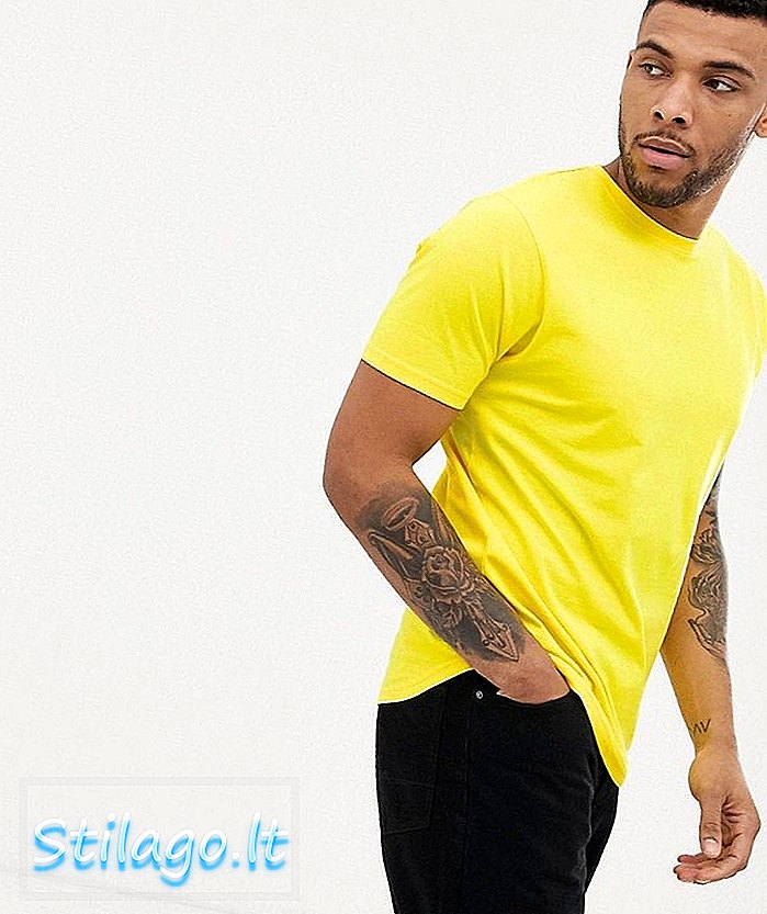 Soul Star t-shirt in neon geel