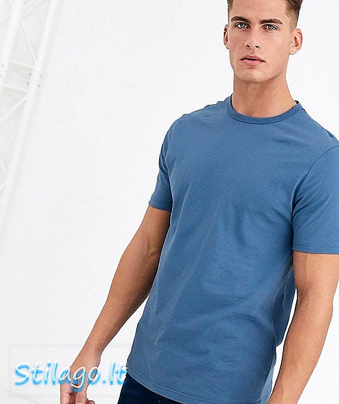 River Island t-krekls zilā krāsā
