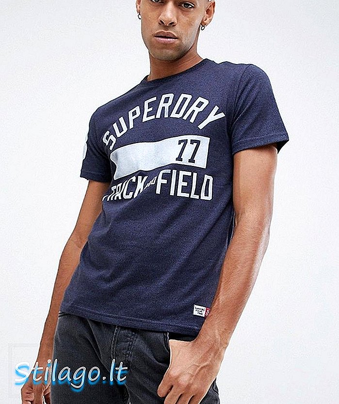Superdry Trackster 티셔츠-블루