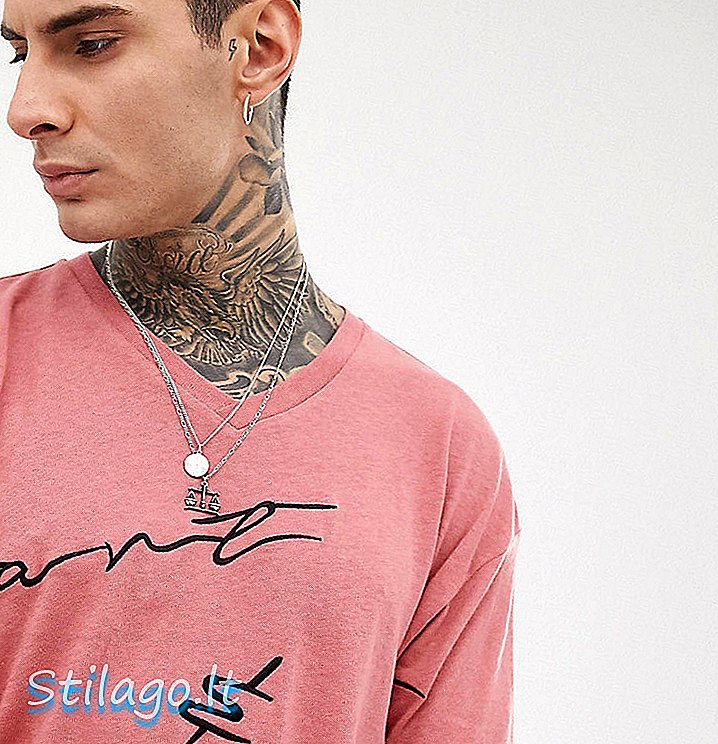 Heart & Dagger firmas t-krekls-rozā