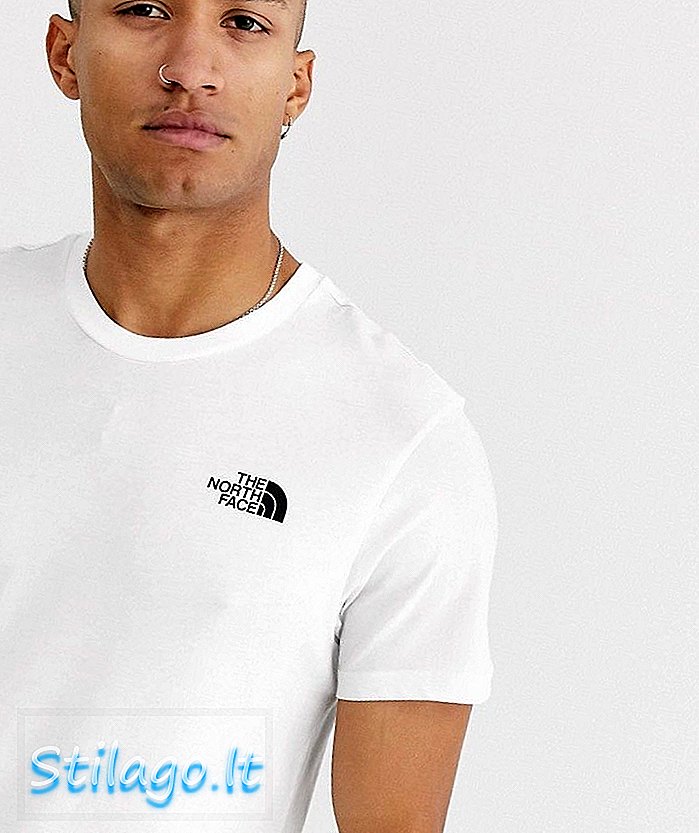 Das North Face Simple Dome T-Shirt in Weiß