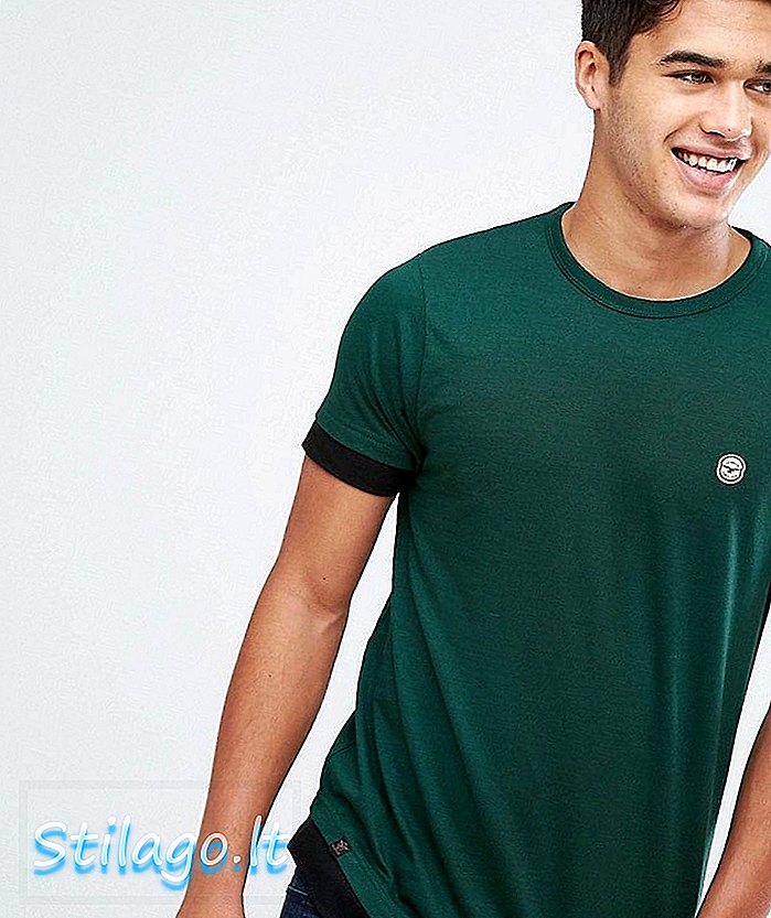 Le Breve Double Layer T-Shirt-Groen