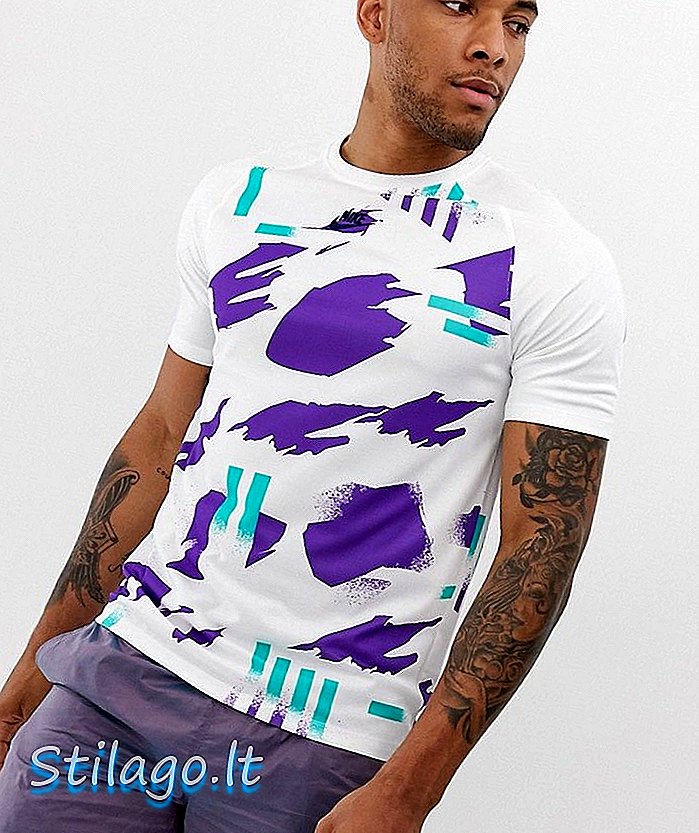 Nike All Over Print Festival T-shirt wit