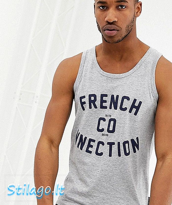 French Connection-logo vest-Multi