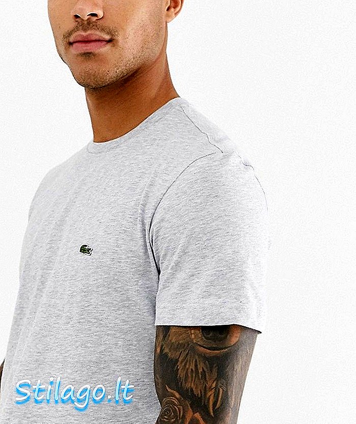 „Lacoste“ marškinėliai pilkos spalvos