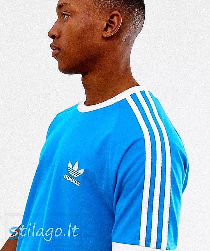majica adidas Originals california u plavo-ljubičastoj boji