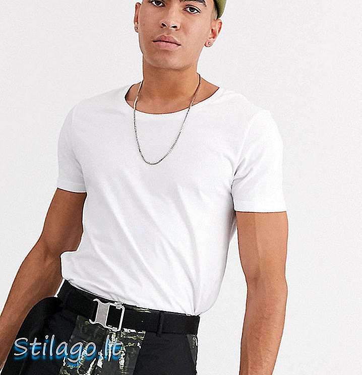 ASOS DESIGN Tall - T-shirt met ronde hals in wit