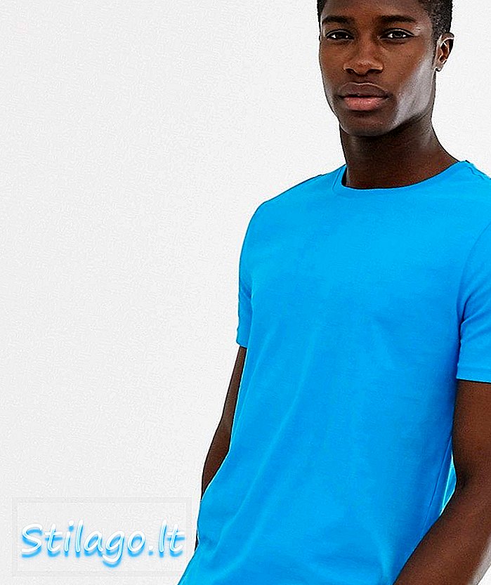 T-shirt girocollo unita United Colors Of Benetton-Blu