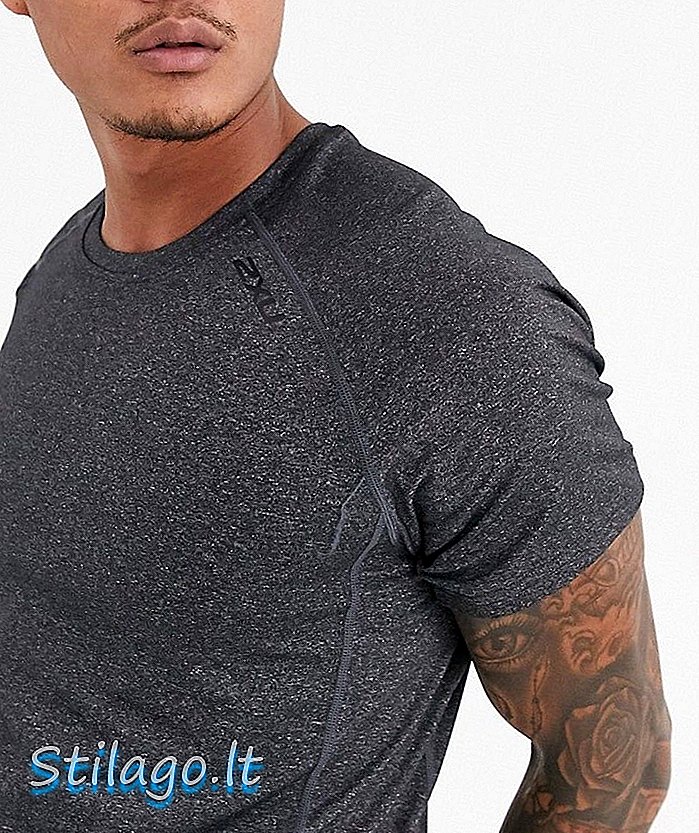 „2XU Ultra control“ marškinėliai trumpomis rankovėmis - juodi