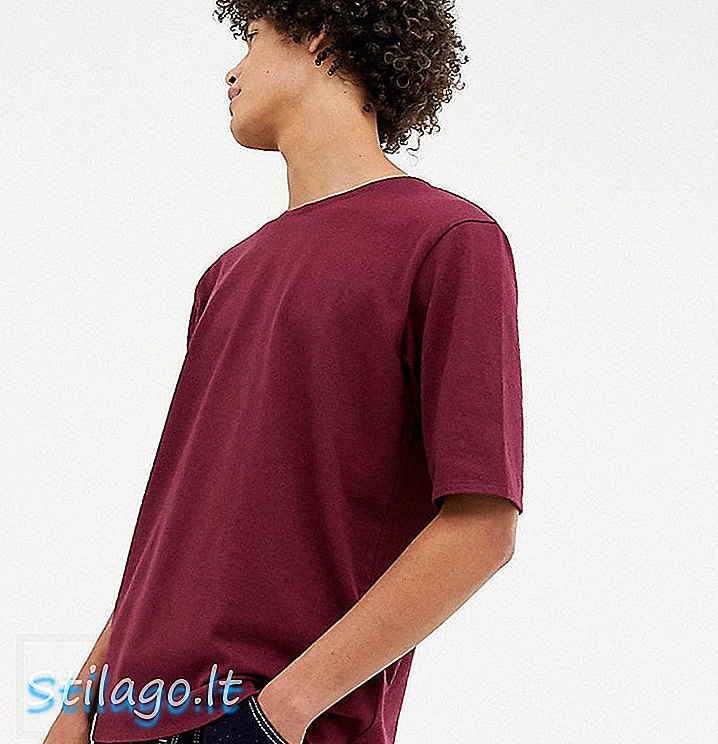 Noak übergroßes T-Shirt aus hochwertigem strukturiertem Trikot