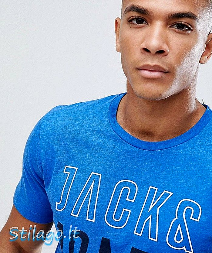 T-Shirt Logo Dada Jack & Jones-Biru